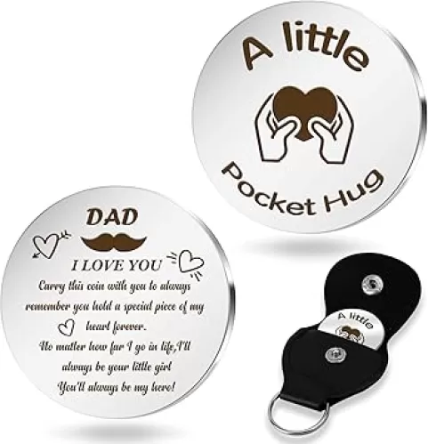 Pocket Hug Token Inspirational Gifts for Women & Men - Graduation & Thank You Gifts