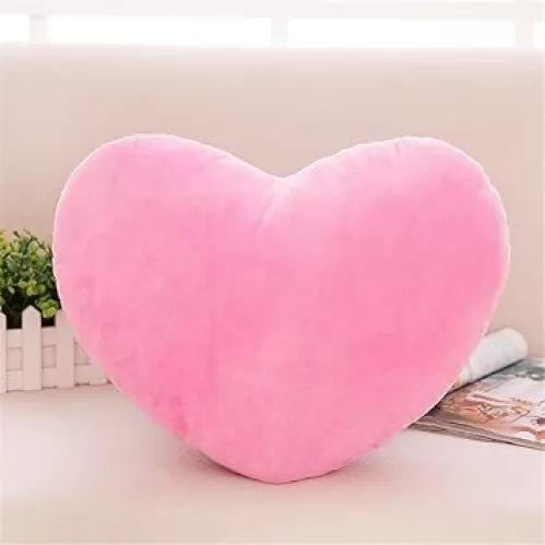 S_SSOY Plush Pillow Heart Shape Cushion Fluffy Throw Pillows Decorative Back Cushions for Friends Valentine