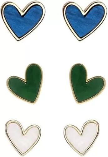 women's earrings, S925 silver needle heart-shaped earrings, flower earrings, designed specifically for fashionable women, suitable for various holiday party jewelry gifts