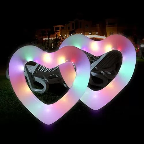 47.3 x 39.4 Inch Inflatable Heart Pool Floats, Heart Shaped Summer Swimming Pool Float Loungers Tube Ring Floatie for Water Fun Beach Party for Adults