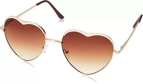 A.J. Morgan Women's Heart of Glass Round Sunglasses