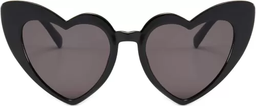 Dollger Heart Sunglasses for Women Retro Love Eyeglasses Vintage Cat Eye Glasses UV400