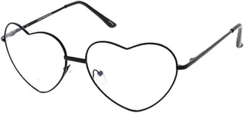 Fashion Culture Metal Heart Frame Blue Light Filter Glasses