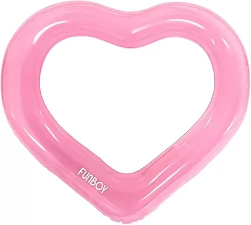FUNBOY Giant 40'' Heart Ring Tube Float Made from 2 Times Thicker Materials