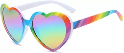 Gleyemor Polarized Heart Shaped Sunglasses for Women Trendy Glasses Fashion Accessories