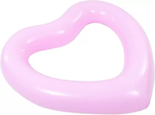 Kisangel Love Swimming Ring Inflatables for Swimming Pools Pool Floats Small Pool Float Outdoor Fun Pool Floating
