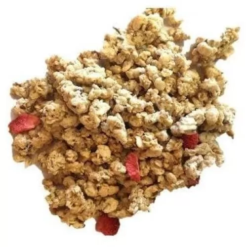 Nuts To You Natural Strawberry Vanilla Hemp Flavor Granola | Ancient Grain Granola, Gluten-Free, Heart Healthy, Non-GMO | Organic Whole Rolled Oats Granola Plant Based Protein - 1 LB