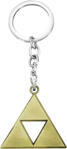 PLITI Video Game Inspired Gift Video Game Lover Gift Triangle Symbol Keychain For Gamer