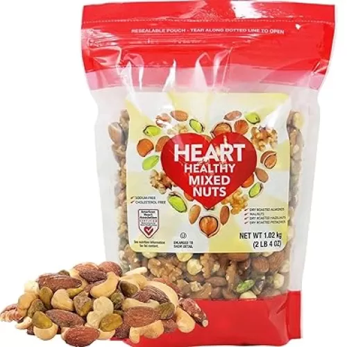 Signature Heart Healthy Mixed Nuts, 36 Ounce, Non-GMO, Perfect for Snacking, Kosher Certified Item 1319419