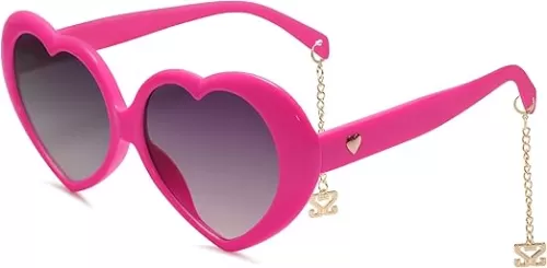SOJOS Sunglasses Womens Heart Shaped Sunglasses Vintage Retro Glasses SJ2252