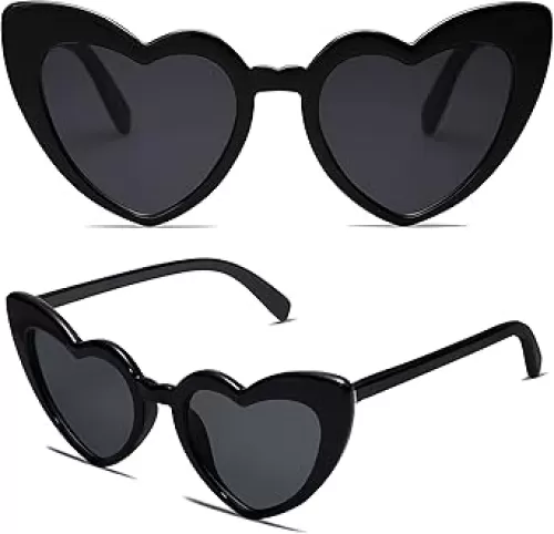 VANLINKER Heart Sunglasses Womens Retro Love Shaped Sunglasses for Party VL9604