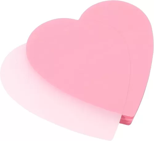 150 Sheets Waterproof Heart Sticky Notes 2.8