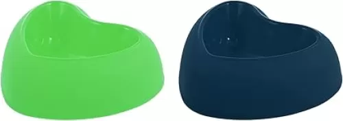 HANABASS Quality Material Pet Bowl Heart Shape for Dog Puppy Cat Travel Friendly