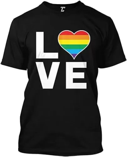 Love Rainbow Heart - Gay Pride LGBTQ Men