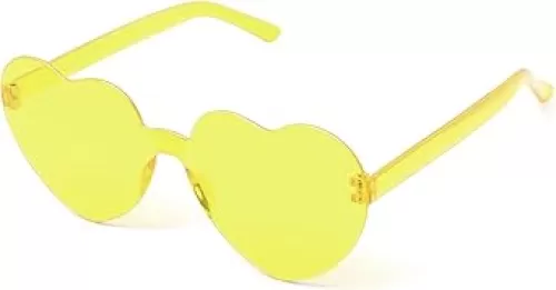 STORYCOAST Heart Shaped Sunglasses Candy Colors Love Sunglasses for Women Girls Teens Bachelorette Party Accessories