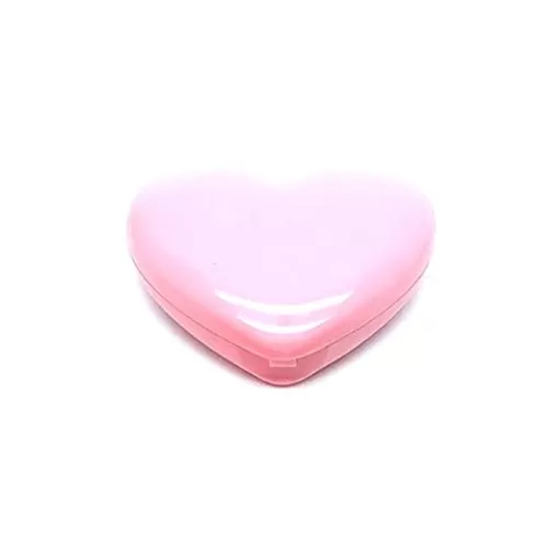 1Pcs Empty Makeup Eyeshadow Box Heart Shaped Lip Stick Container Cases Cosmetic Container With For Home Travel