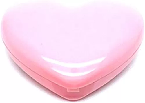 1Pieces Empty Eyeshadow Box Heart Shaped Lip Stick Container Cases Cosmetic Container Dispenser with