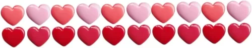 5sets Heart Shape Emoty Compact Empty Lipstick Container Makeup Organizer Box Perfect for Travel 4pcs*5