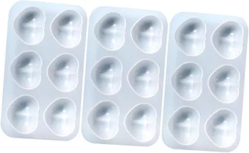 Angoily Love Butt DIY Silicone Mold Heart Shaped Craft Molding Non Stick Flexible Odorless Ideal for Homemade Decorations