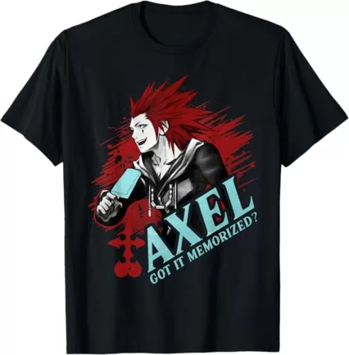 Disney Kingdom Hearts Axel Got It Memorized T-Shirt