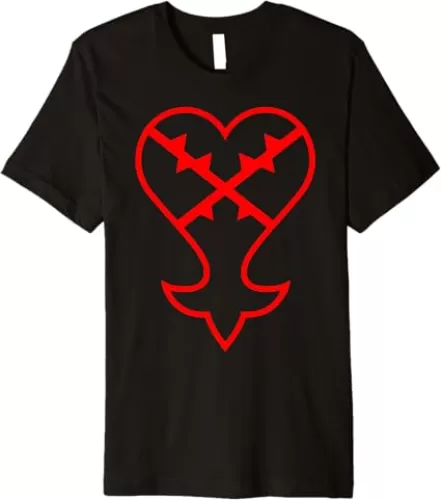 Disney Kingdom Hearts Heartless Symbol Premium T-Shirt