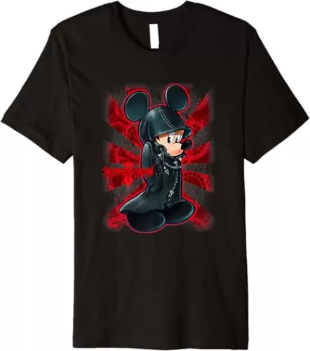 Disney Kingdom Hearts II Mysterious King Mickey Big Portrait Premium T-Shirt