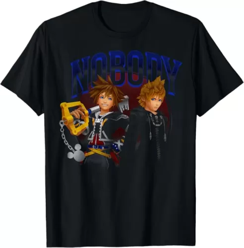 Disney Kingdom Hearts Sora & Roxas Nobody T-Shirt