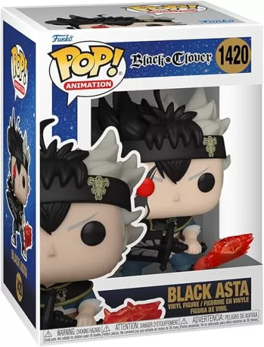 Funko POP! Animation: Black Clover - Asta - Collectable Vinyl Figure - Gift Idea - Official Merchandise - for Kids & Adults - Anime Fans - Model Figure for Collectors and Display
