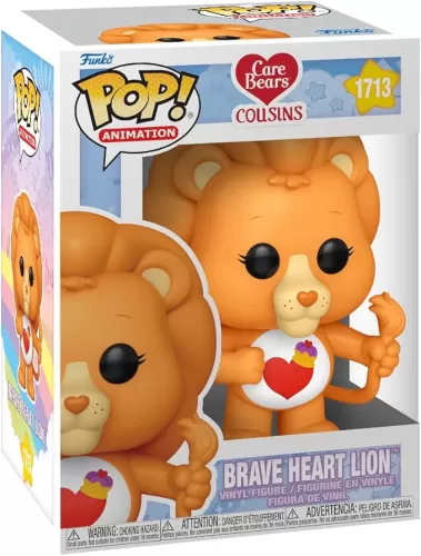 Funko POP! TV: CB Cousins - Brave Heart Lion - Care Bears - Collectable Vinyl Figure - Gift Idea - Official Merchandise - for Kids & Adults - TV Fans - Model Figure for Collectors and Display