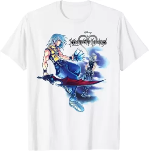 Kingdom Hearts - Riku Character White T-Shirt