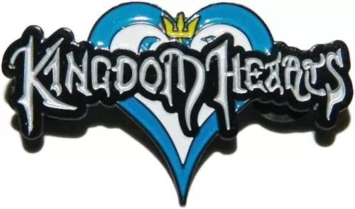 New Horizons Production Kingdom Hearts Logo Metal Enamel 2" Wide Pin