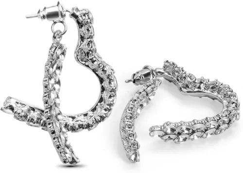 925 Sterling Silver Earrings Hoops for Women Lightweight cute Rhinestone heart Hoop Earrings With Cubic Zirconia Hypoallergenic Crystals Hoops Earrings Dainty Jewelry for Women gifts