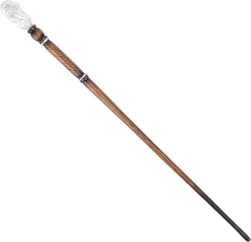 Cottage Garden Brave Heart Lion 13.75 inch Resin Collectible Witch Wizard Cosplay Magic Wand