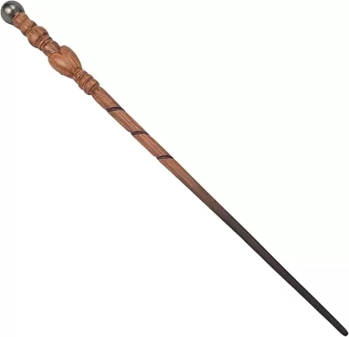 Cottage Garden Brown Woodgrain Heart 13.75 inch Resin Collectible Witch Wizard Cosplay Magic Wand