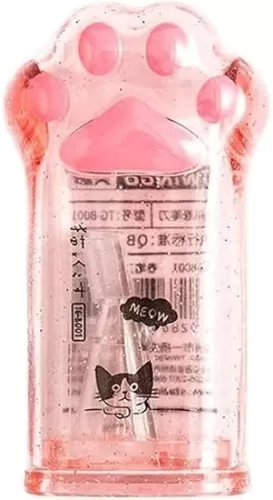 Cute Cat Paw Pencil Sharpener Kawaii School Supplies Student Prize Kids Gift Kawaii Pencil Sharpener Cat School Supplies for Kids Girls Cat Lovers Office School Home Pencil Sharpeners