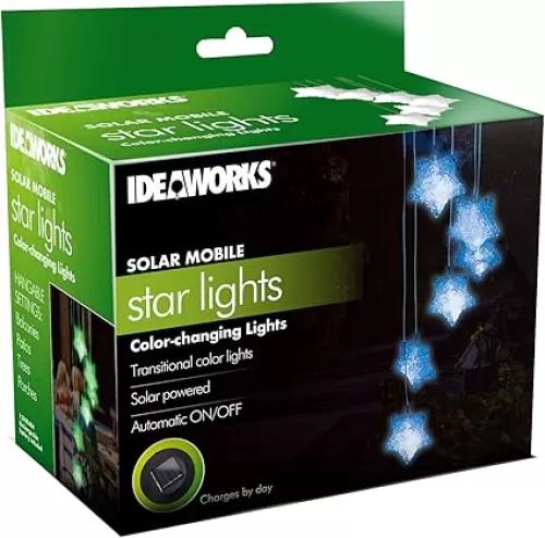 HOLIDAY PEAK Ideaworks Solar Garden Hearts Mobile Light - Multi Colour