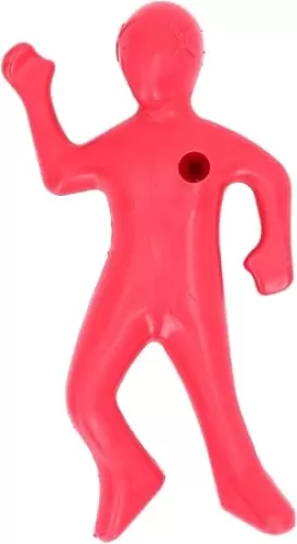 Humorous Red Human Shape Pen Holder Fun Pencil Holder Office Decoration Relieve Stress with Exquisite Appearance for Desk Accessories Study Bedroom