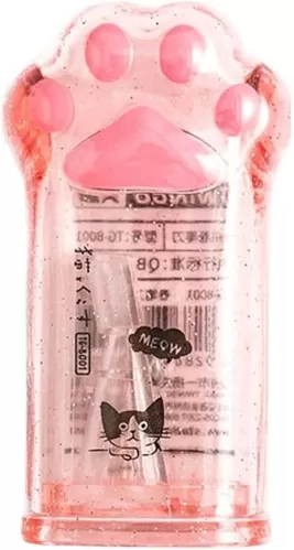 Pink Cute Cat Paw Pencil Sharpener Kawaii School Supplies Student Prize Kids Gift Kawaii Pencil Sharpener Cat Schools Supplies for Girls Cat Lovers Office School Home Writing and Correction Supplies