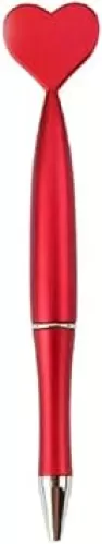 Single Novelty Plastic Valentine Heart Pen