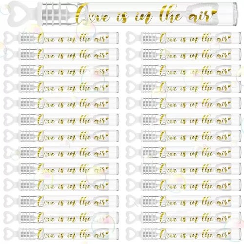 Wedding Mini Bubble for Wedding Wands Bulk Heart Bubble Wand for Guests Send off Party Supplies Valentine Anniversaries Celebration(120 Pcs, Love)