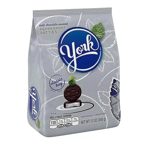 York, Peppermint Patties, Dark Chocolate Covered, Classic Bag