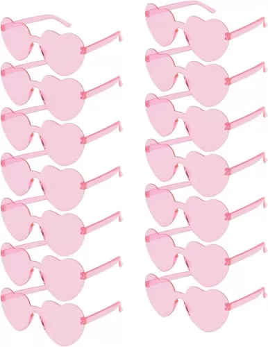 14 Pack Heart Sunglasses for Women Heart Shaped Party Glasses for Bachelorette Bridesmaid Valentine Party Favors