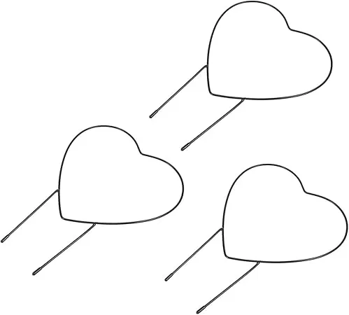 BESPORTBLE Durable Iron Love Shaped Climbing Frame Plant Support Trellis for Vine Plant Garden Supplies