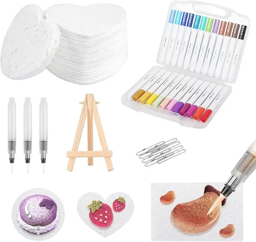 Bssymay Magic Puffy Paint, 3D Drawing Magic Canvas Sponge, Puffy Popcorn Drawing Texture Painting Kit, DIY Bubble Drawing Pens Art Supplies 2025 New Puffy Paint (Heart 10 Pack)