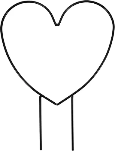 DOITOOL Heart Shaped Plant Trellis Planter Iron Trellis for Plants Garden Tool Rustproof