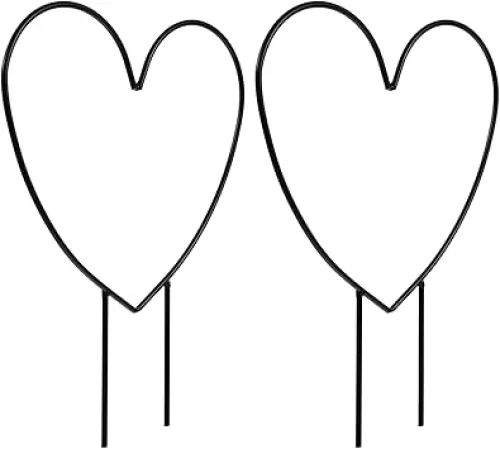 Garden Stalks Vines Glowing Holder Heart Shaped Plant Stand for Climbing Plants Support