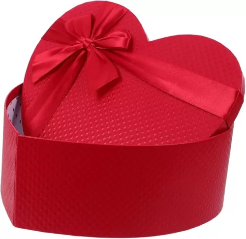 Ipetboom Boxes Boxes Heart Shaped present Box Wedding Heart Shaped Boxes Card Groomsmen Presents Christmas Boxes Black Boxes Decorative Boxes Hearts Valentine Nesting Boxes Paper Red