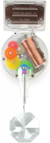 Kikkerland Solar Powered Rainbow Maker – Prism Suncatcher, Fun Home Window Decor – Unique Gift for Christmas & Birthdays – Single Crystal