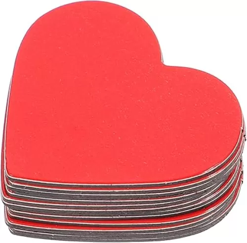 Red Heart Magnet Fridge Magnets 40pcs Heart Shape Refrigerator Magnets Lovely Fridge Decors Household Refrigerator Decors Home Accessory