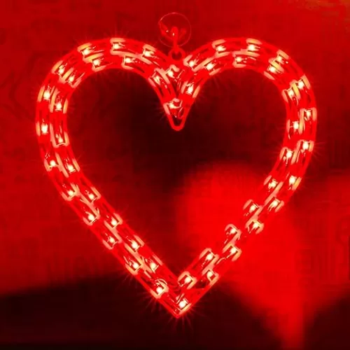 50L Valentine Lights Heart